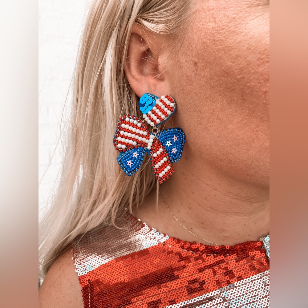 American Bow Earring